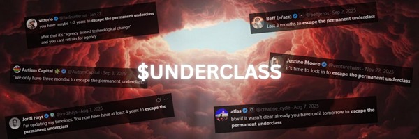 escape the permanent underclass Price Today, UNDERCLASS to USD live ...